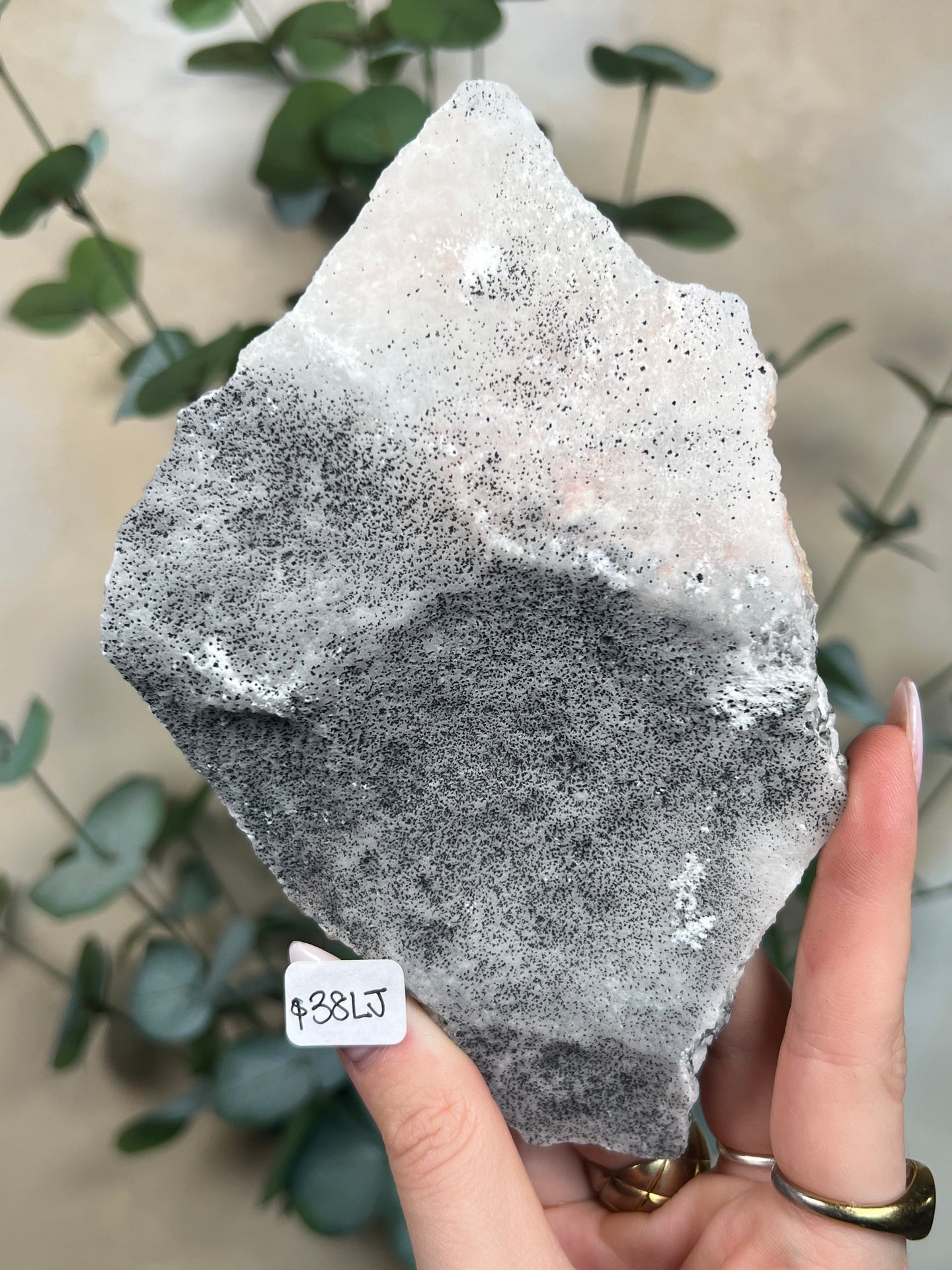 Zebra Calcite Slabs with Stands (4 options)